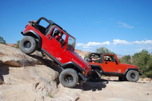 Jeeping in Moab, UT. The best fun you'll have at 3 mph.